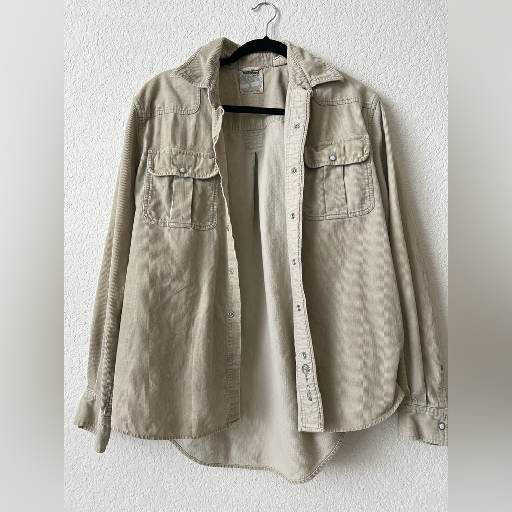 Timberland Light Tan Corduroy Shirt